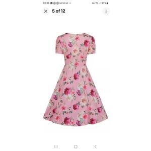 Hell, bunny PINK FLORAL dress XS wrinkle free
